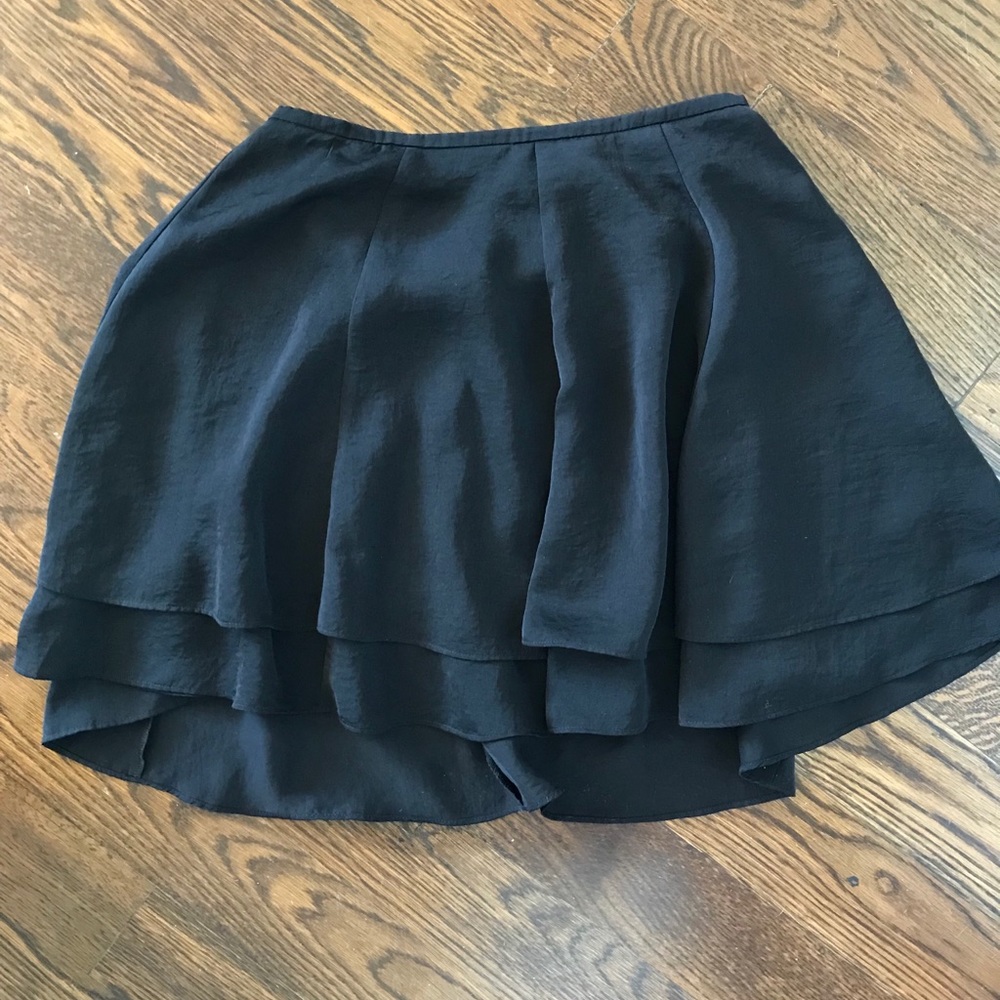 silence + noise silk skirt